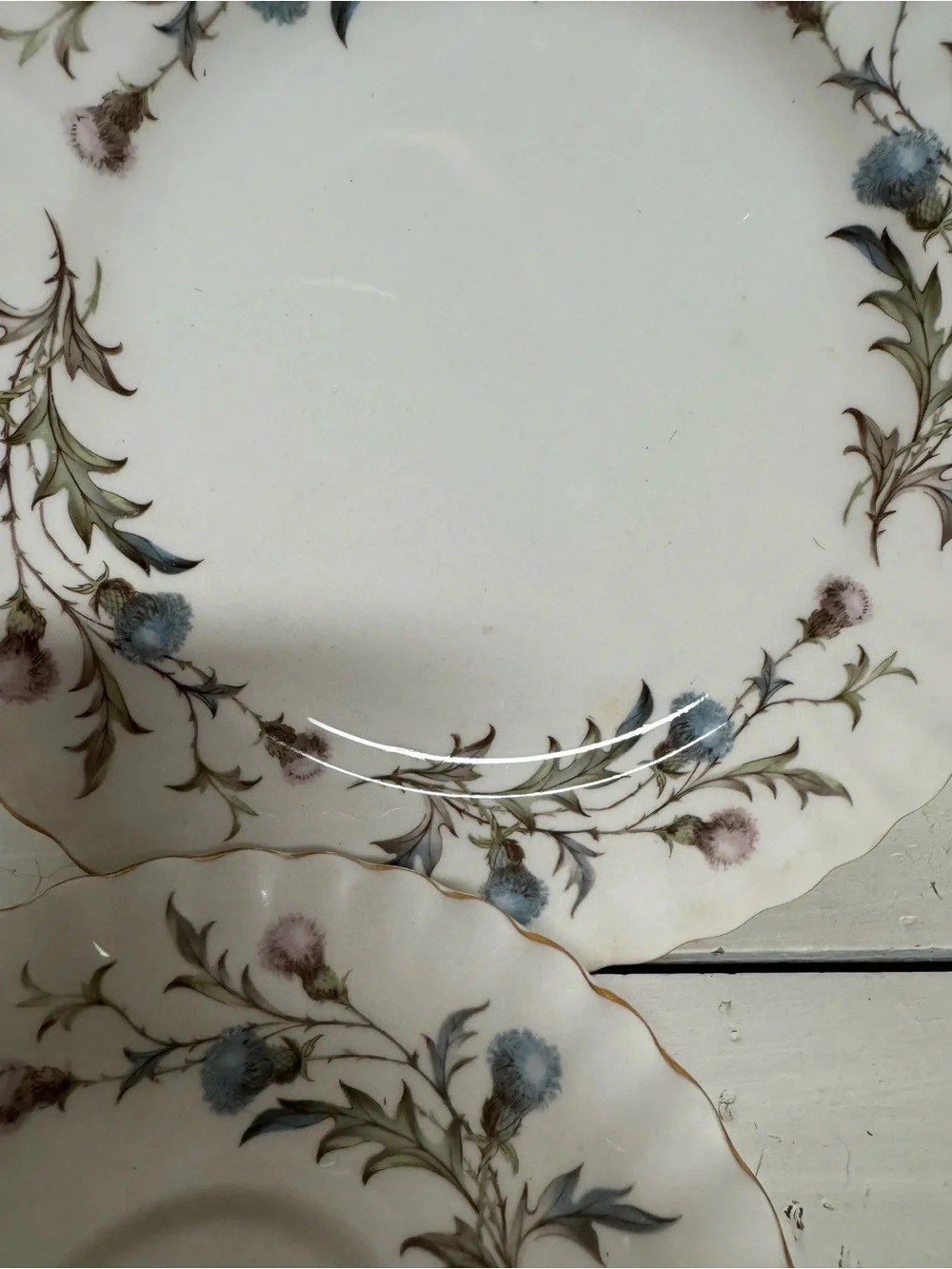 Royal Albert Bone China Brigadoon Trio c1963-72 Dessert Tea England Montrose